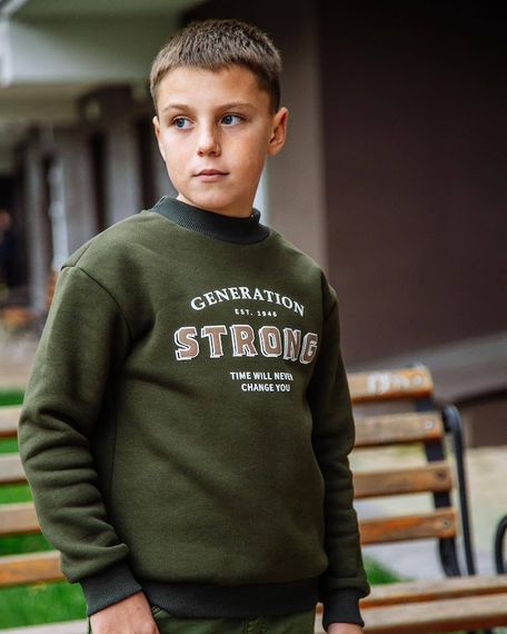 Світшот для хлопчика (підлітковий) Носи своє 122 Зелений (p-5440-91748) | Зображення 5