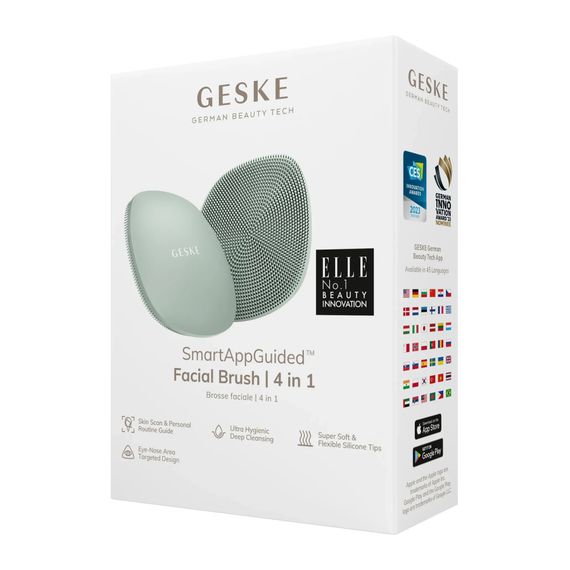 Щітка для обличчя GESKE Facial Brush 4в1 green | Зображення 7