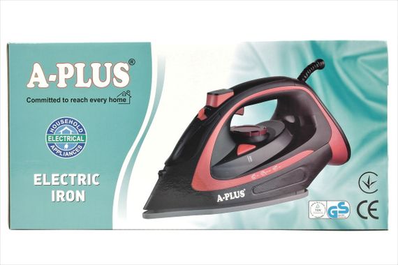 Хороший прасувальний парова праска A-PLUS 2000 Вт з керамічним покриттям підошви для прасування одягу 2200ВТ | Зображення 3