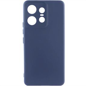 Чохол Silicone Cover Ummi Lakshmi Full Camera (AA) для Motorola Edge 50 Pro Синій / Midnight Blue