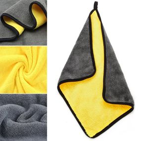 Двосторонній рушник з мікрофібри для авто (30х30см) / Мікрофібровий рушник для полірування автомобіля / Авторушник