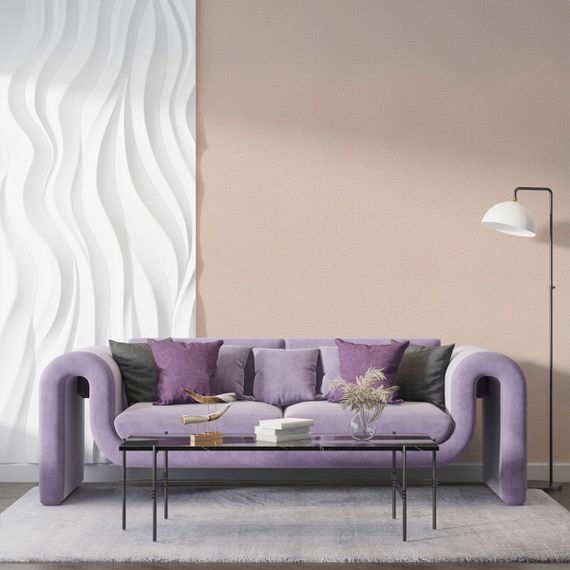 Самоклеючі шпалери 2800х500х1,5мм Бежевий меланж (D) SW-00002018 | Зображення 5