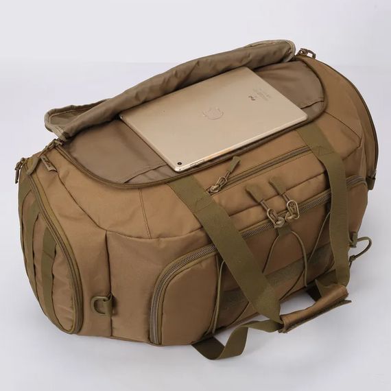 Дорожня тактична сумка-трансформер — рюкзак + сумка через плече | Зображення 1