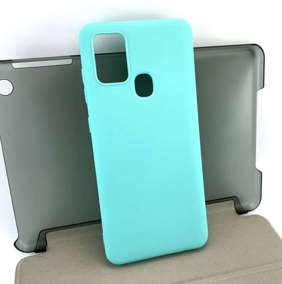 Чохол Silicone Cover Case для Samsung Galaxy A21s бірюзовий | Зображення 1