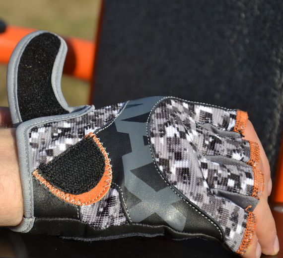 Рукавички для фітнесу MadMax MFG-831 Mti 83.1 Grey/Digital Camo L | Зображення 7