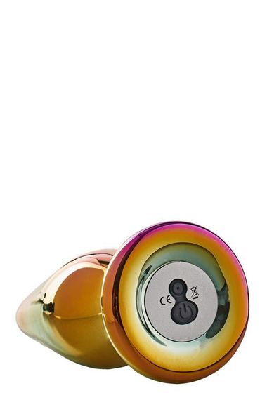 Анальна пробка з вібрацією скляна конусна Dream Toys GLAMOUR GLASS | Зображення 2