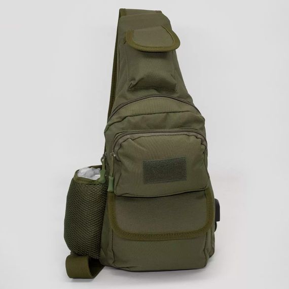 Мужская сумка-слинг тактическая плечевая, Сумка мужская тактика брезентовая сумка через плечо JX-45 | Зображення 4