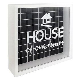 Копилка деревянная для денег House of our dream 22x22x5 см (KOP_18D001)