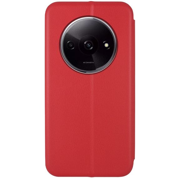 Шкіряний чохол-книжка Classy для Xiaomi Redmi A3 Червоний | Зображення 3