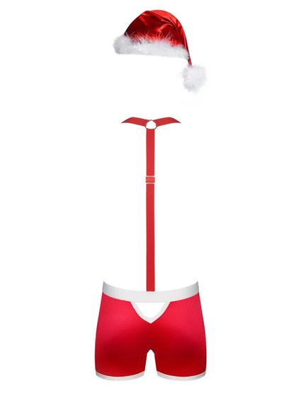 Новорічний костюм Санта-Клауса Obsessive Mr. Claus, червоно-білий, L\XL sexstyle | Зображення 5