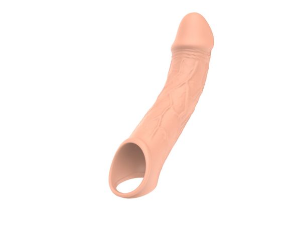 Подовжуюча насадка на пеніс з вібрацією та пультом керування Vibrating Extension Sex Aura | Зображення 9