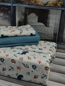 Постельное белье Belizza Marin Фланель Хлопок Полуторный размер