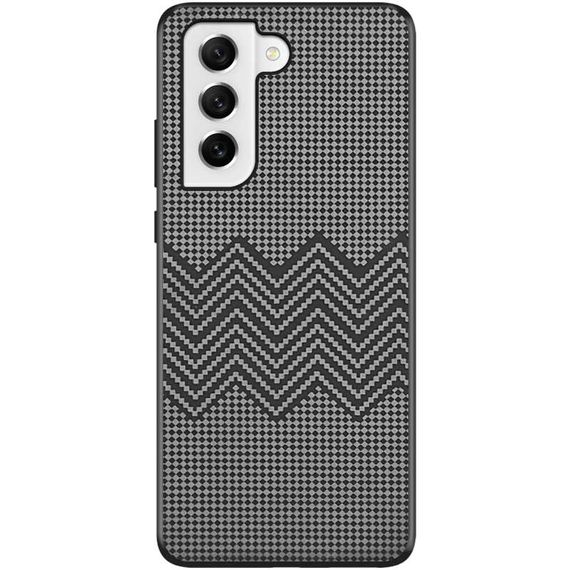 Чохол TPU+PC Grid для Samsung Galaxy S21 FE Wave