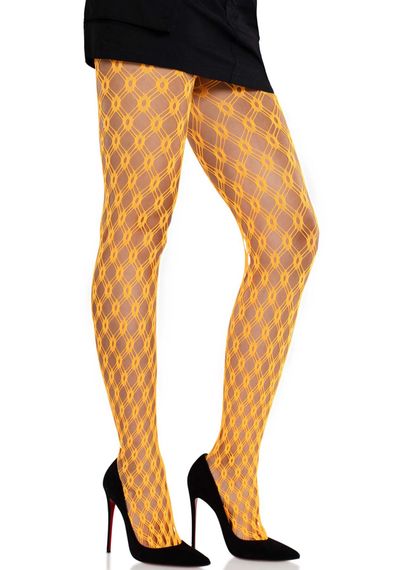 Колготки Leg Avenue Eyelet Net Tights Neon Orange One Size | Зображення 3
