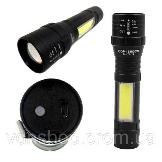 Яскравий тактичний ліхтарик Police, Потужний ліхтар для риболовлі, Компактний акумуляторний ліхтар TW-43 | Зображення 7