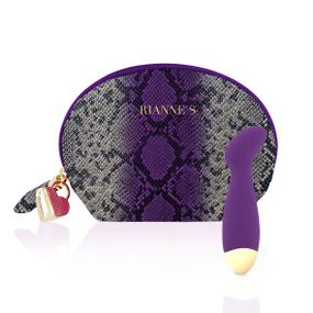 Вібратор для точки G Rianne S: Boa Mini Purple, 10 режимів роботи, медичний силікон, косметичка-чохо sexstyle
