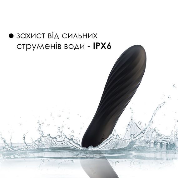 Мощный мини-вибратор Svakom Tulip Black | Зображення 4