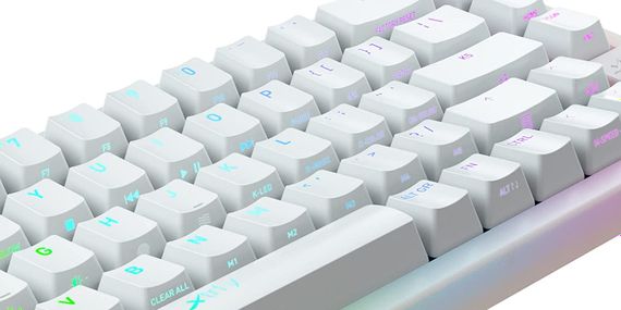 Клавіатура механічна Xtrfy K5 68Key K5-RGB-CPT-TPWHITE-R-UKR | Зображення 8