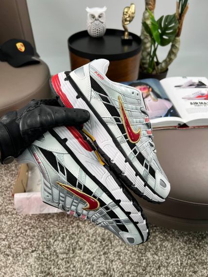 Мужские кроссовки P-6000 M White Black Red весна / лето / осень A3782 44 28 см | Зображення 1