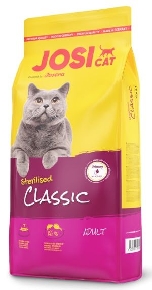 Корм Josera JosiCat Sterilised Classic сухий з м'ясом птахів для стерилізованих котів 0.65 кг