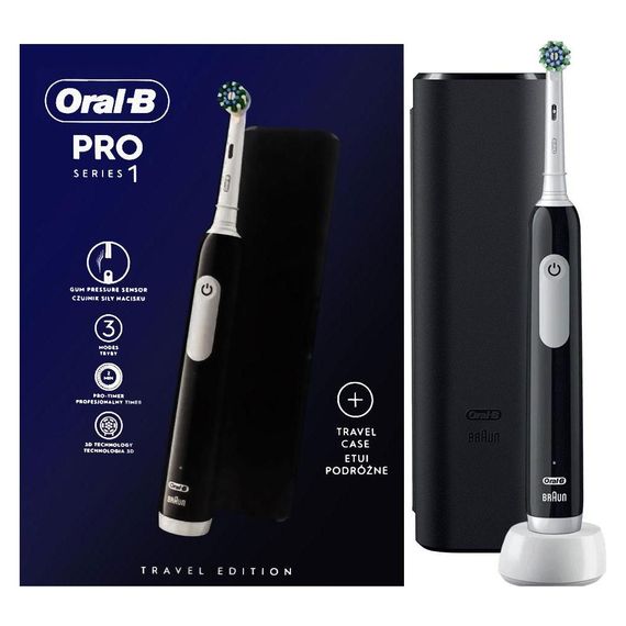 Електрична зубна щітка Oral-B D305.513.3X Black | Зображення 4