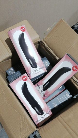 Вібратор Fun Factory Diva Dolphin Black (м'ята упаковка!!!) Sex Aura | Зображення 1