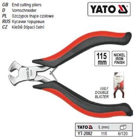 Кусачки торцевые YATO Польша мини l=115 мм YT-2082