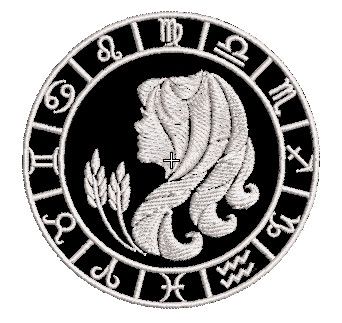 Шеврон знак зодіаку ДЕВА