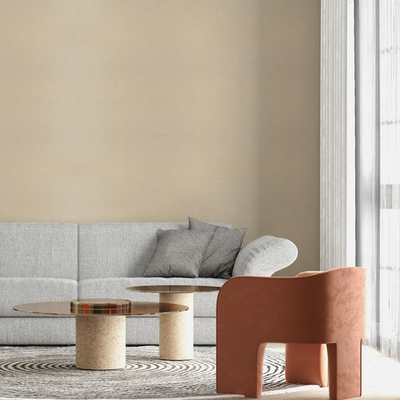 Самоклеюча вініловая плитка в рулоні бежевий льон 0,6*3m*2мм Мат SW-00002042 | Зображення 5