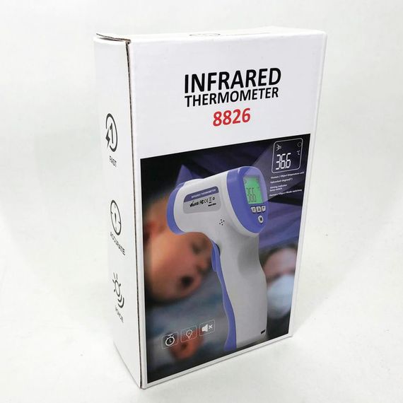 Інфрачервоний термометр для медичних цілей DT-8826, Термометр електронний Лазерний UP-89 | Зображення 6
