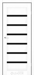 Дверь межкомнатная Leador Express GARDA Білий Льон