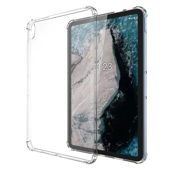 Силиконовый чехол бампер Primolux Silicone для планшета Nokia T20 10.4" - Clear | Зображення 1