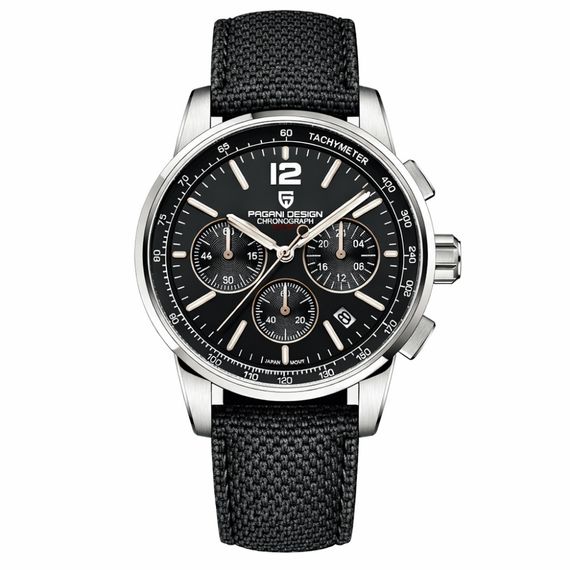 Чоловічий годинник Pagani Design YS008 Silver-Black