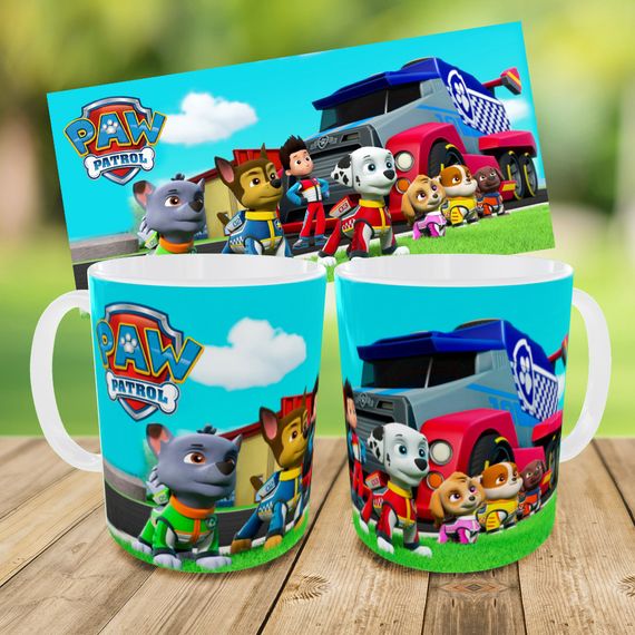 Набор детский Щенячий патруль рюкзак 36х27см сумка-бананка,кружка с принтом для мальчика (01624) | Зображення 8