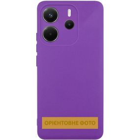Чехол Silicone Cover Ummi Lakshmi Full Camera (AA) для Xiaomi Redmi Note 14 Pro 4G/5G Фиолетовый / Purple