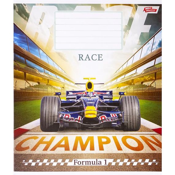 Зошит учнівський А5/12 коса з дод. лін. Formula 1 3623M Мрії збуваються Вид 2