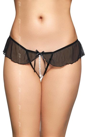 Жіночі стрінги - G-String 2501, black S/M