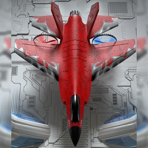 Літак на радіокеруванні SCHE HW39 F35 Fighter Red | Зображення 3