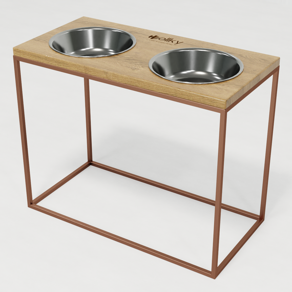 Миски на подставке для больших собак Hollky Base XL40 (2 × 1,8 л) BXL40-522640-GLNT | Зображення 2