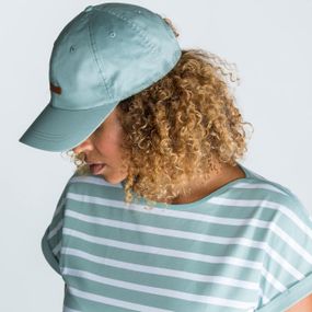 Кепка 100 для вітрильного спорту сіро-зелена - One Size