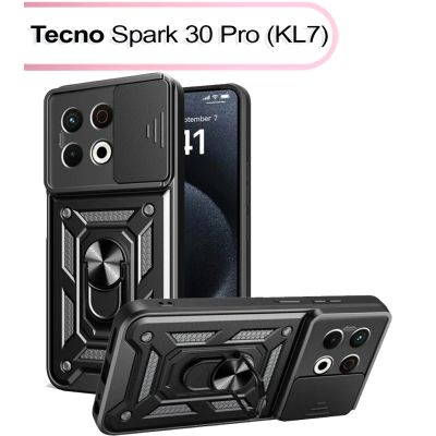 Чехол для мобильного телефона BeCover Military Tecno Spark 30 Pro (KL7) Black (713542)