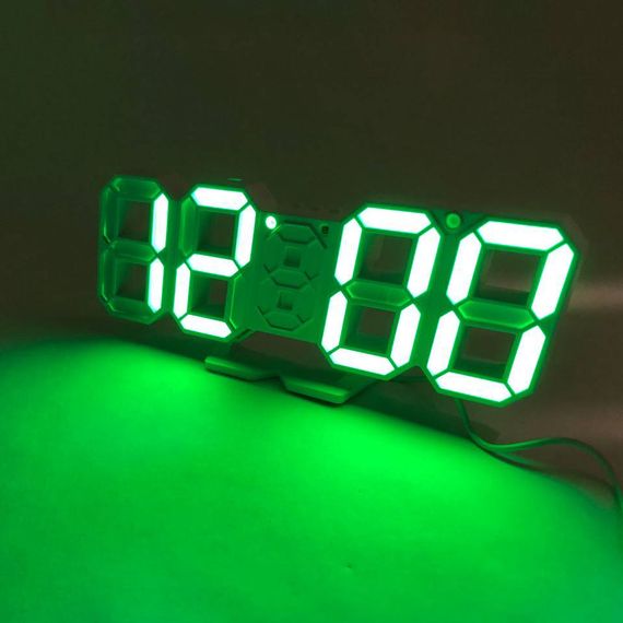 Годинник електронний настільний LY-1089 LED, Настільний електронний годинник з великими цифрами, DJ-305 Лід годинник | Зображення 4