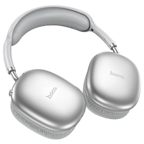 Накладные беспроводные наушники Hoco W35 Air Triumph Silver | Зображення 1