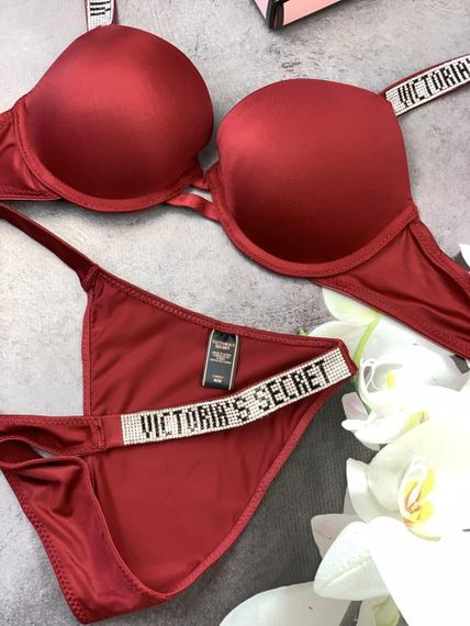 Комплект нижнего белья Victoria`s Secret со стразами | Зображення 1