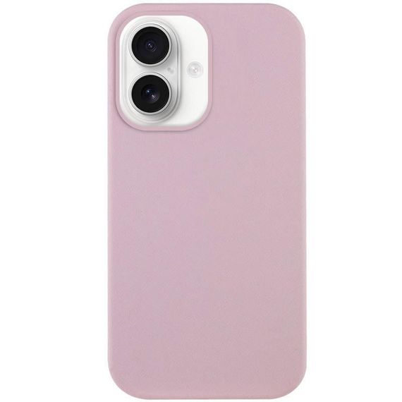 Чехол Silicone Case Full Protective (AA) NO LOGO для Apple iPhone 16 (6.1") Розовый / Chalk Pink