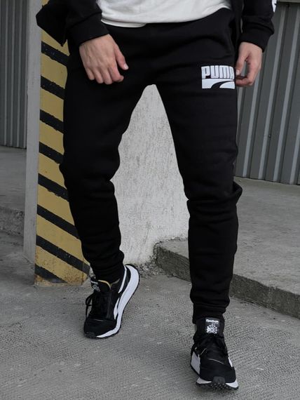 Чоловічий спортивний костюм Puma чорний | Зображення 7