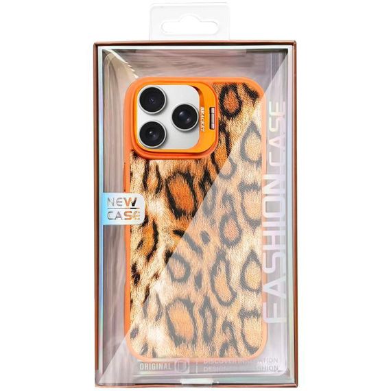 Чохол TPU+PC Wild Leopard with MagSafe для Apple iPhone 16 Pro Max (6.9") Orange | Зображення 1