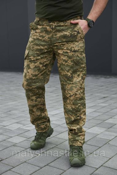 Військові повсякденні штани Military ріп-стоп, піксель ЗСУ