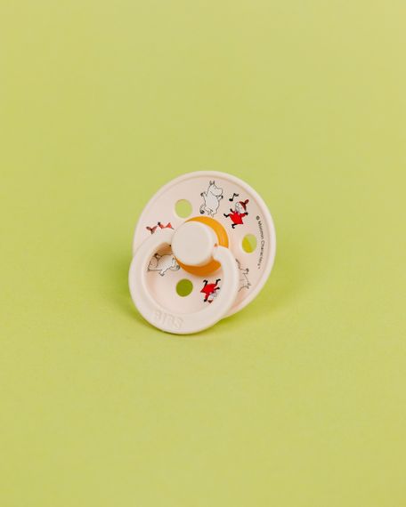 Пустушка Bibs x Moomin Colour кругла 0-6 міс Candy Apple  2 шт в уп. | Зображення 4