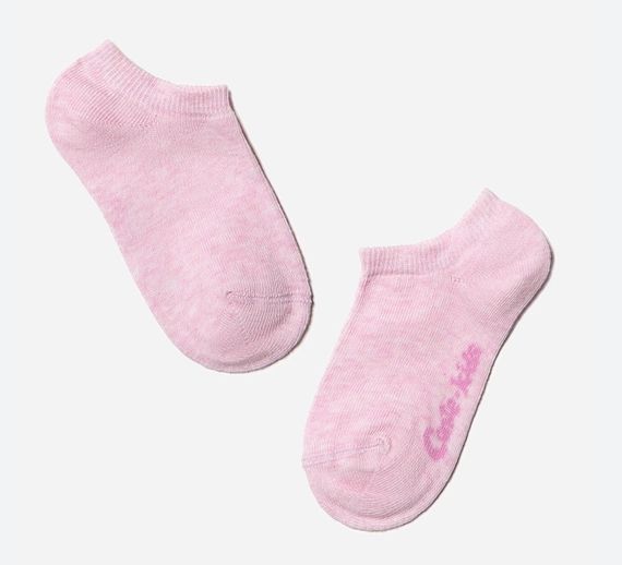 Шкарпетки Active 17С-63СП-000 ультракороткі CONTE KIDS, однотонні р22, Рожевий